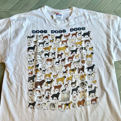 USA製 DOG図鑑Tシャツ