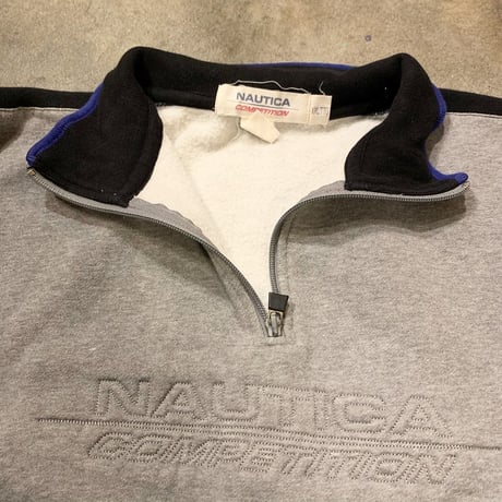 NAUTICAハーフジップスウェット