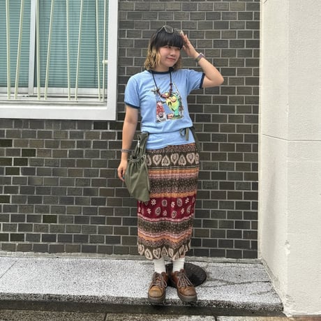 USA製 総柄スカート
