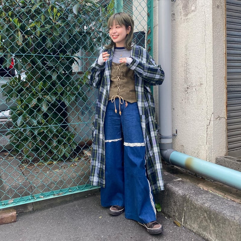 pheeny ガウン チェックガウン 50%OFF【NO ID.(ノーアイディー)】ﾁｪｯｸｶﾞｳﾝ(855006-842S) | CAMBIO