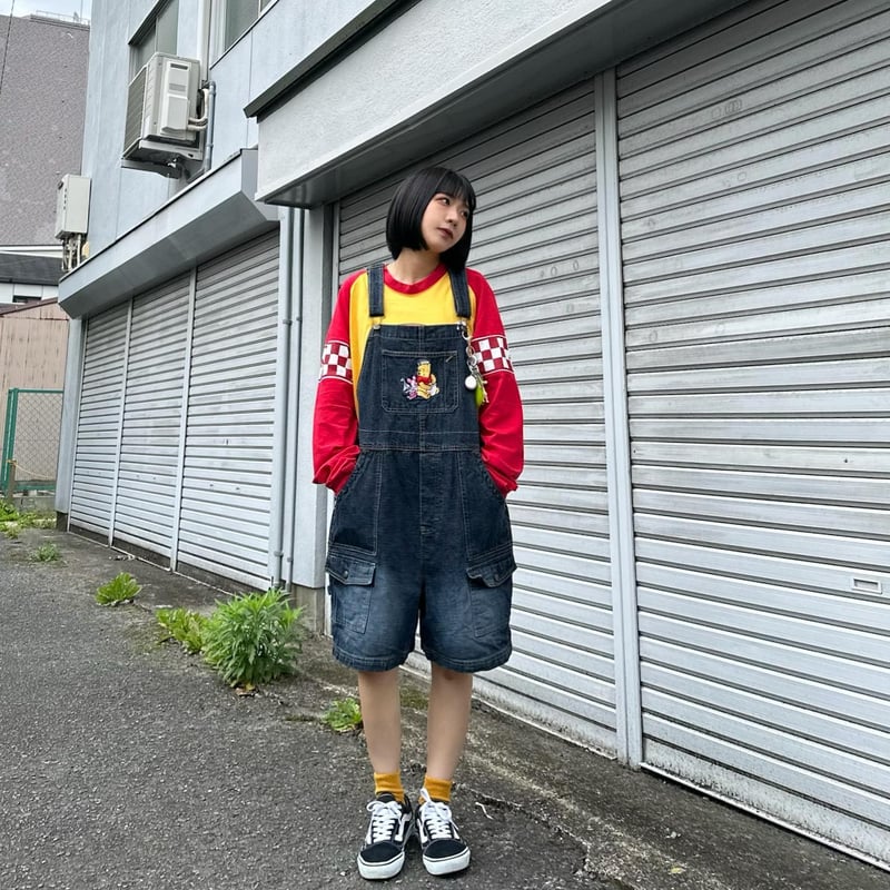 プーさん刺繍サロペット | CUSTOM FEVER