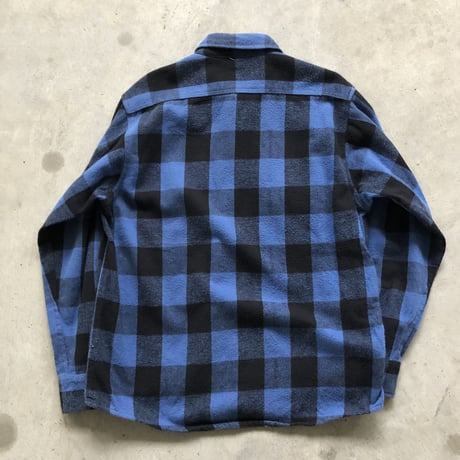 90's〜USA製 AMERICAN SPIRIT 青×黒ブロックチェック