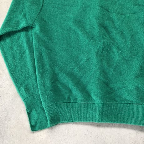 USA製LACOSTEアクリルニットカーディガン  L