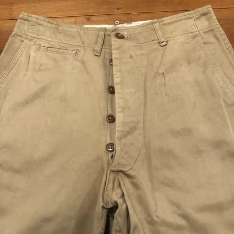 ②Vintage U.S.ARMY M-45 Chino Trousers