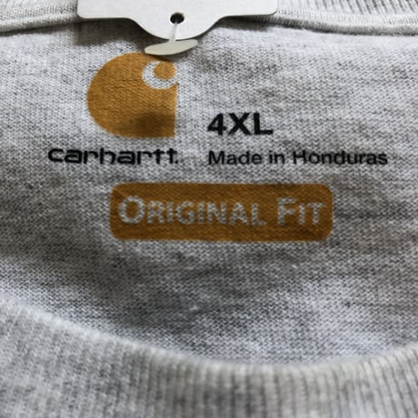 Carhartt ワンポイントポケT  アッシュXL,4XL