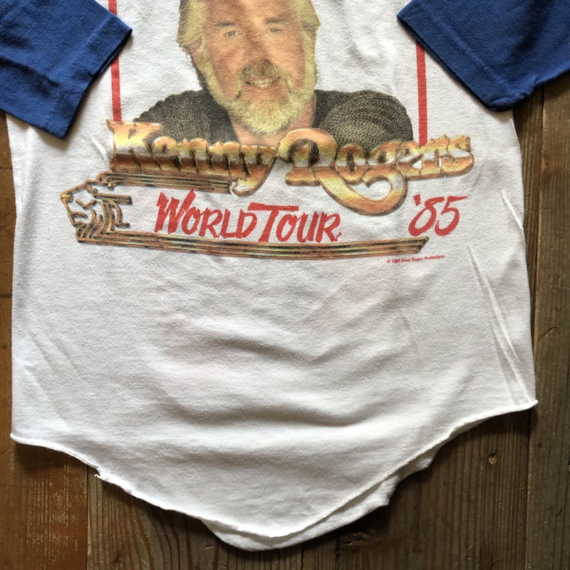80'sヴィンテージKennyRogersケニーロジャース1984ロックTシャツ 80'sヴィンテージKennyRogersケニーロジャース1984ロックTシャツ