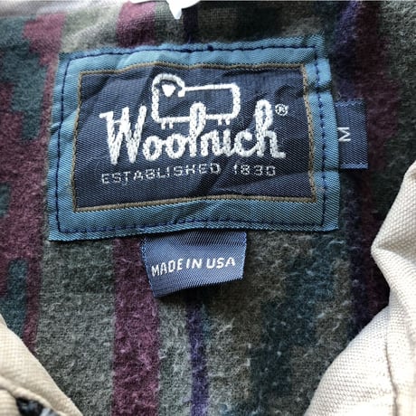 80's WOOLRICH ショート丈コットンジャケット