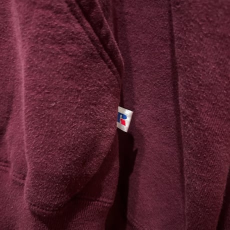 USA製 RUSSELL バックプリントフーディー