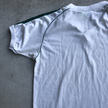 80's adidas VネックTシャツ