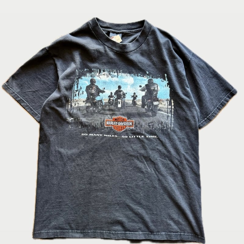 9T6196 HARLEY-DAVIDSON Tシャツ USA製　90's 90's USA製 HARLEY DAVIDSON プリントTシャツ L | CUSTOM F