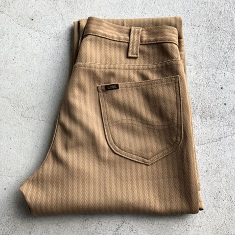 USA製 70's Leeストライプブーツカットフレアパンツ