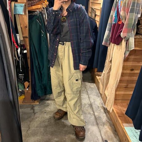 COLOURS 総柄チェックシャツ