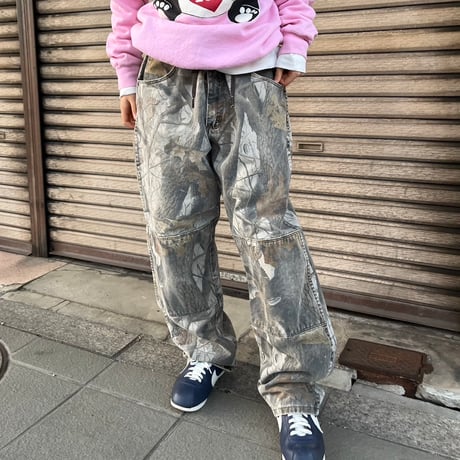 Wrangler リアルツリーダブルニーデニム