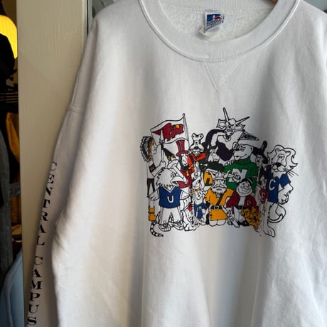 〜90's USA製RUSSELL カレッジスウェット XL