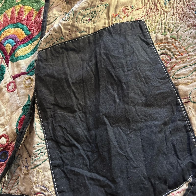 ✨綿100%✨ グリードインターナショナル S ベスト 刺繍 総柄 人気 日本製 ✨綿100%✨ グリードインターナショナル S ベスト 刺繍 総柄 人気 日本