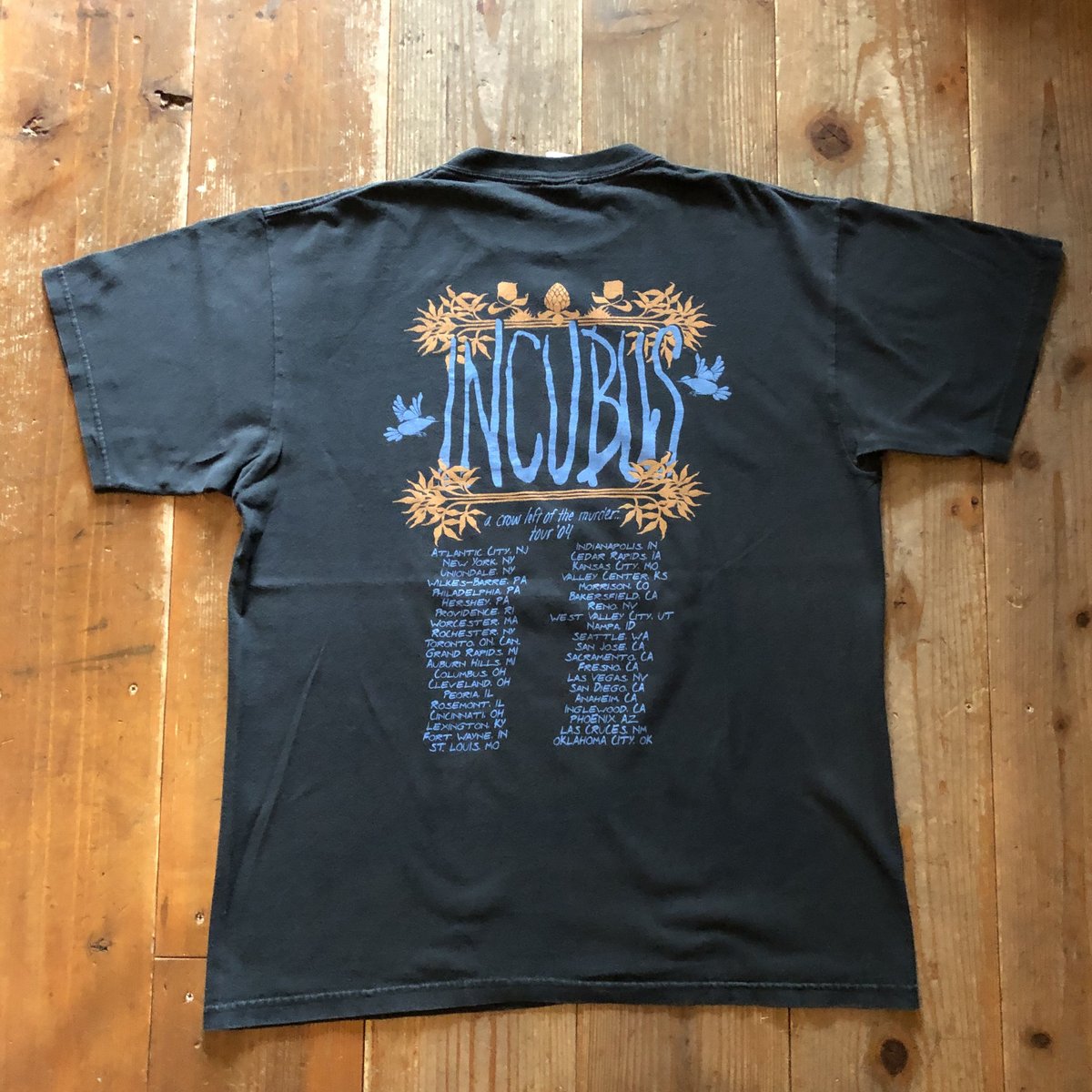 2004年 INCUBUS バンド ツアーTシャツ | CUSTOM FEVER