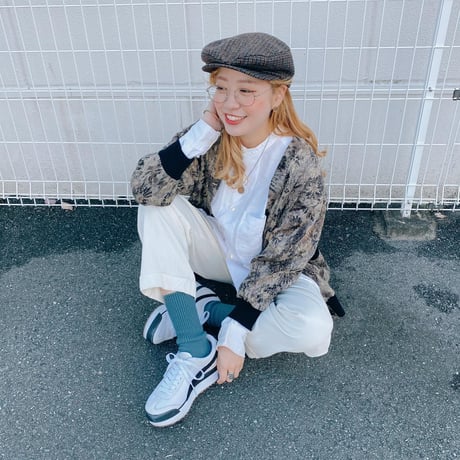 スモーキー花柄カーディガン