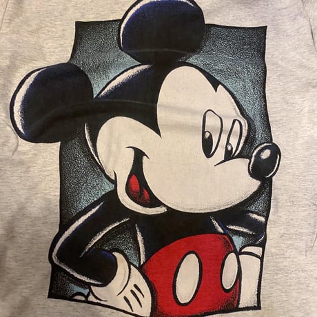 ミッキーマウス両面プリントTシャツ