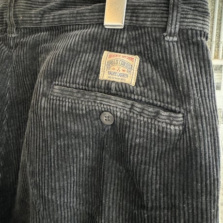 90's POLO RALPHLAUREN 太畝コーデュロイパンツW34