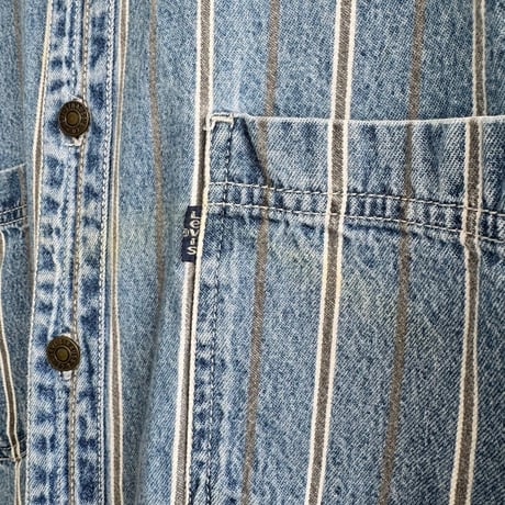 Levi's デニムストライプシャツ