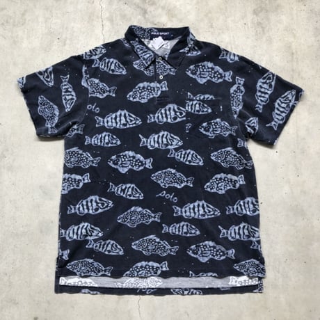 POLO SPORT 半袖魚柄ポロシャツ