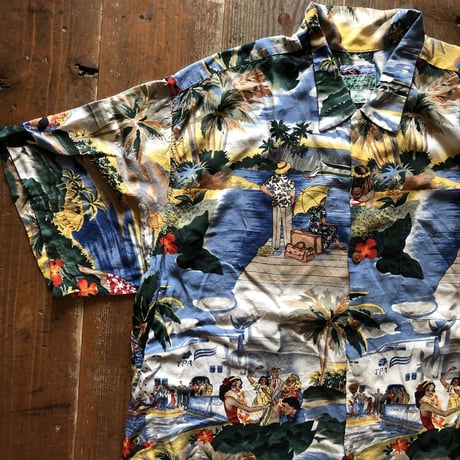 90's Reyn spooner 総柄シャツ