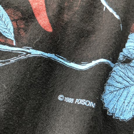 80's POISON バンドTシャツ XL