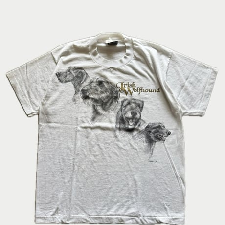 90’s Irish Wolfhound プリントTシャツ L