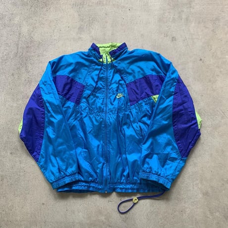 90s NIKE切り替えナイロンフルジップ