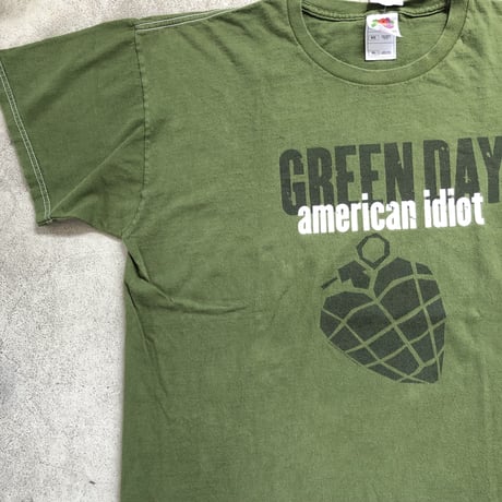 GREEN DAY〝american idiot〟USA製バンドTシャツ XL