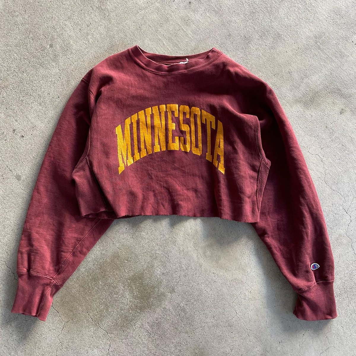 古着 Champion Reverse weave リメイク スウェット 古着 Champion Reverse Weave 目なし リバース スウェット 青 XL