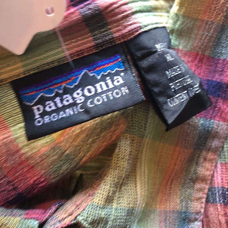 Patagonia半袖オーガニックコットンチェックシャツ XL | CUSTOM FEVER
