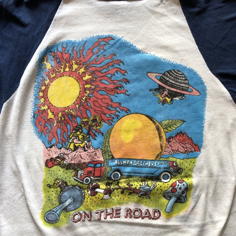 1980年代ラグランスリーブバンドTシャツ THE ALLMAN BROTHERS BAND