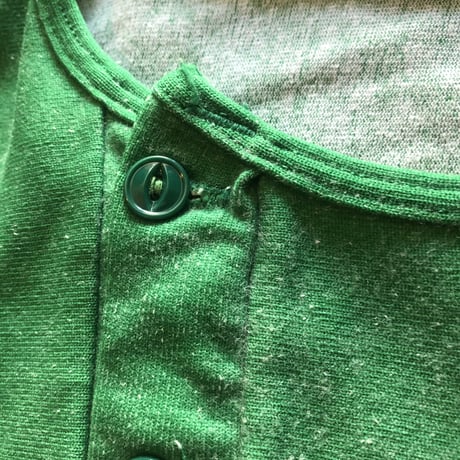 70's ラッセル7部袖ヘンリーネックTシャツ