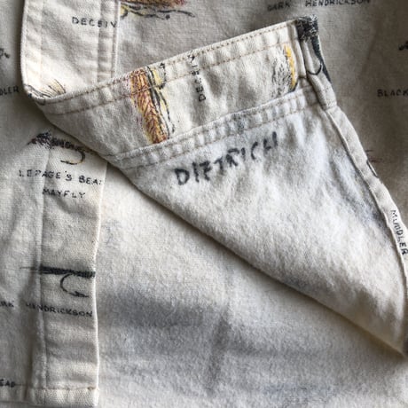 〜00's ORVIS ルアー総柄シャツ