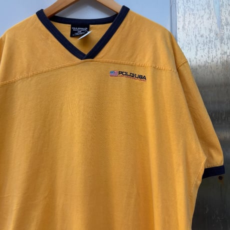 POLO JEANS CO. RALPH LAUREN VネックリンガーTシャツ