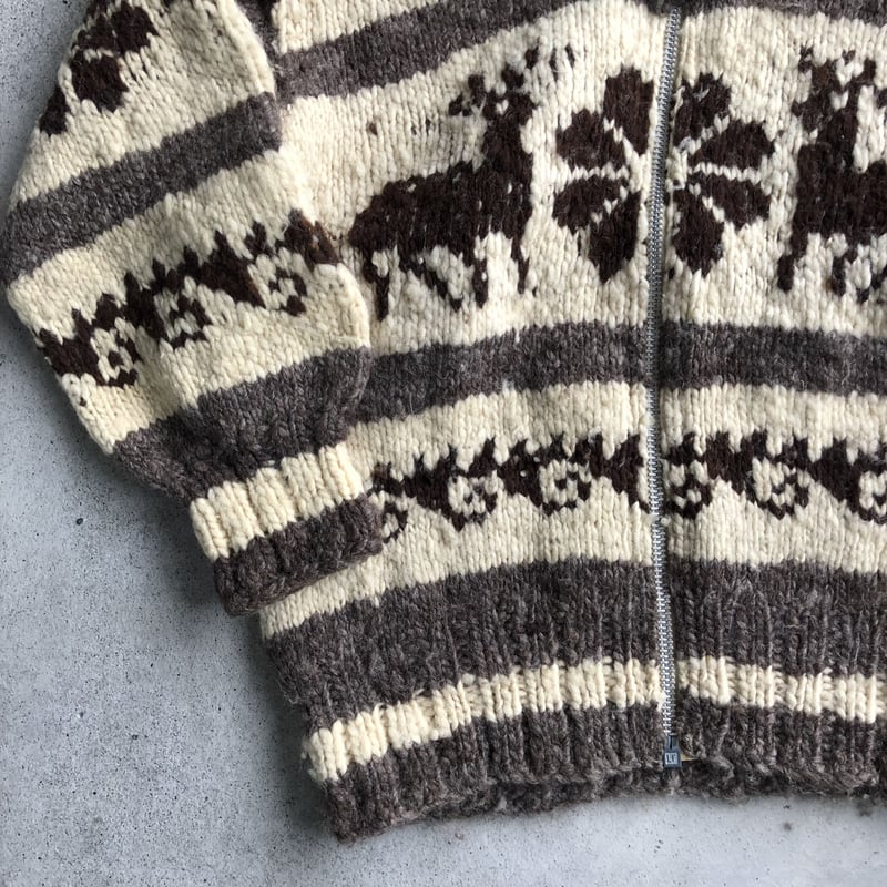 Vintage カウチンニットカーディガン | CUSTOM FEVER