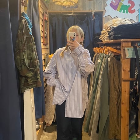 RALPH LAUREN MCMEELストライプシャツ