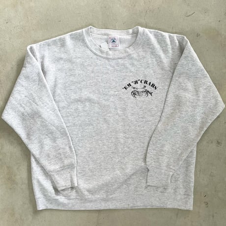USA製カニ両面プリントスウェット