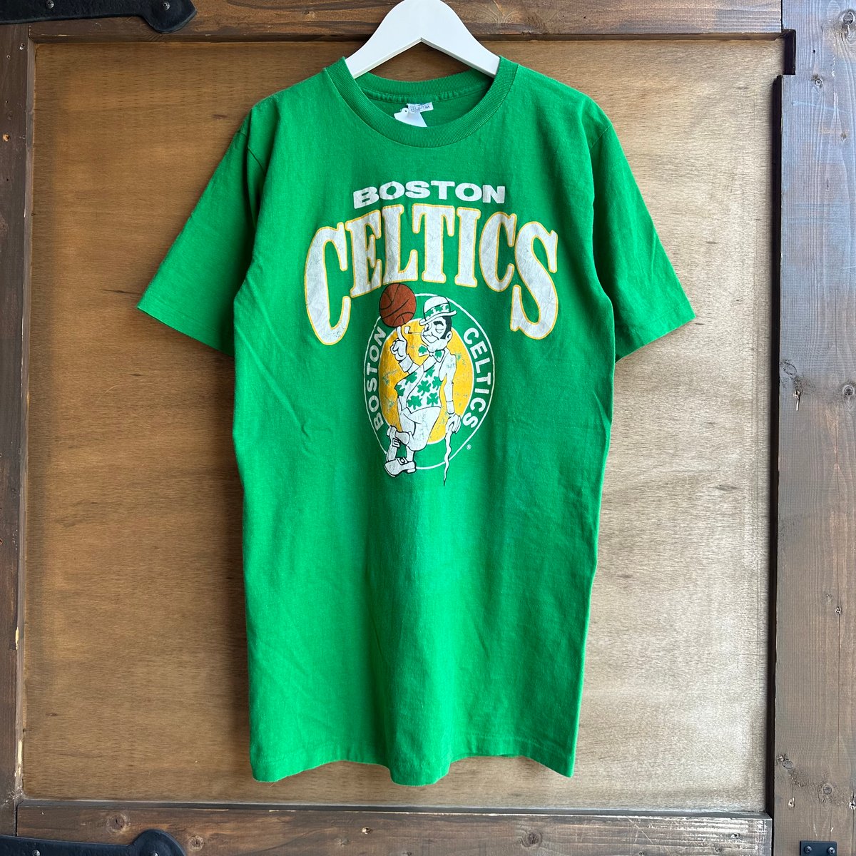 【入手困難】90s USA製 NBA セルティックス 50周年記念 Tシャツ 白 CELTICS ボストン セルティックス USA製 Tシャツ NBA 90sの通販