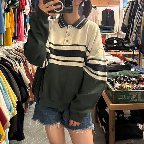 90s 襟付きスウェット