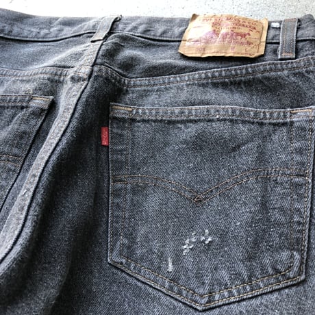 USA製 Levi's501 W31×L32 先染めブラック