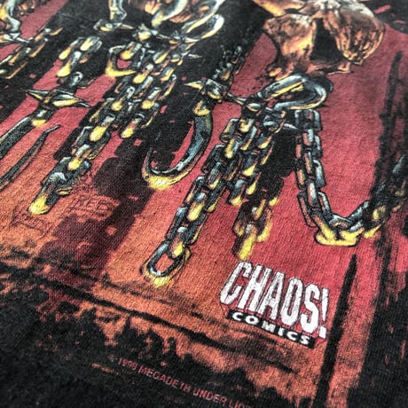 90's MEGADETH×CHAS! COMICS Tシャツ