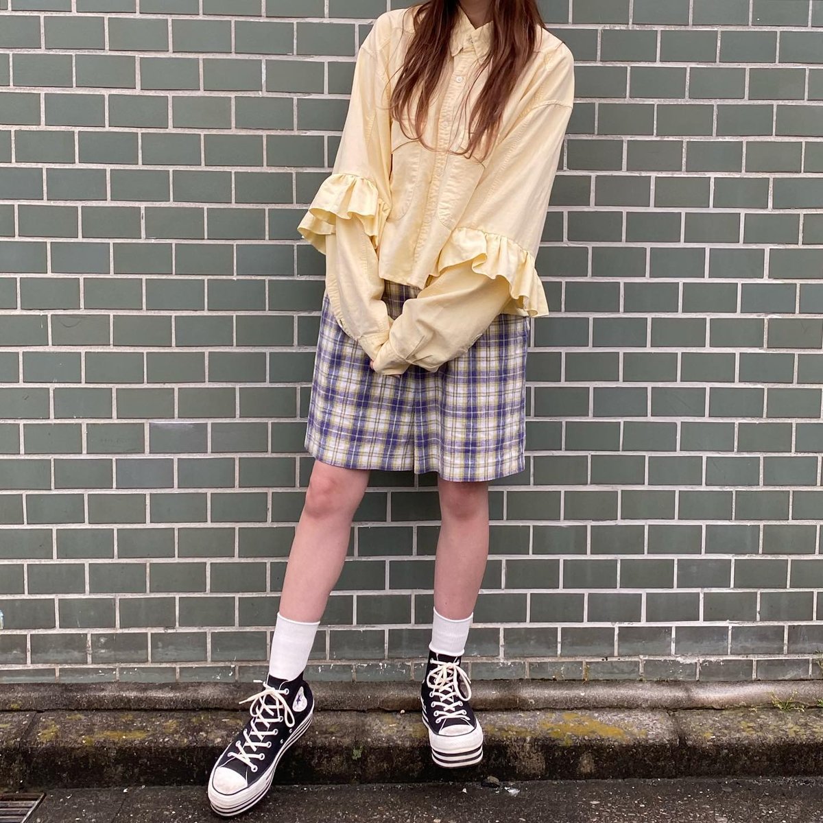 異素材変形リメイクフリルシャツ 個性的 めちゃくちゃ大きいサイズ 異素材変形リメイクフリルシャツ 個性的 めちゃくちゃ大きい