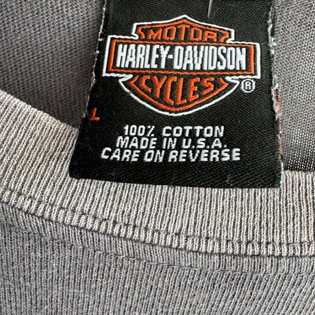 USA製HARLEY DAVIDSON 両面プリントTシャツL