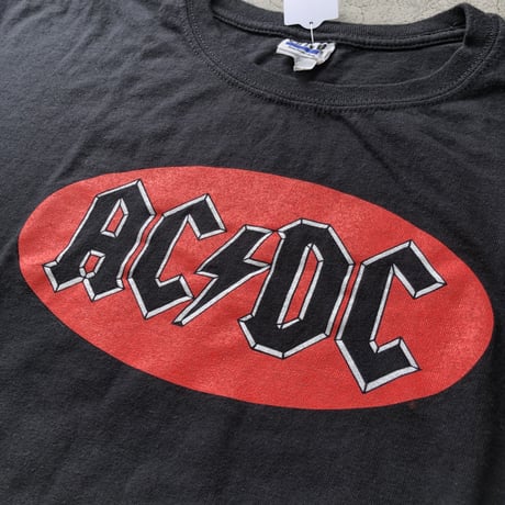 AC/DCロゴプリントTシャツ XL