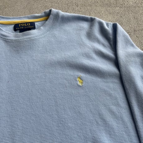 POLO ワンポイントサーマルロンT