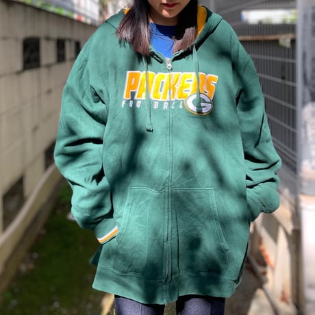 PACKERSフルジップパーカー