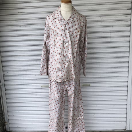 未使用70's〜Sears FLANNEL PAJAMAS SET UP