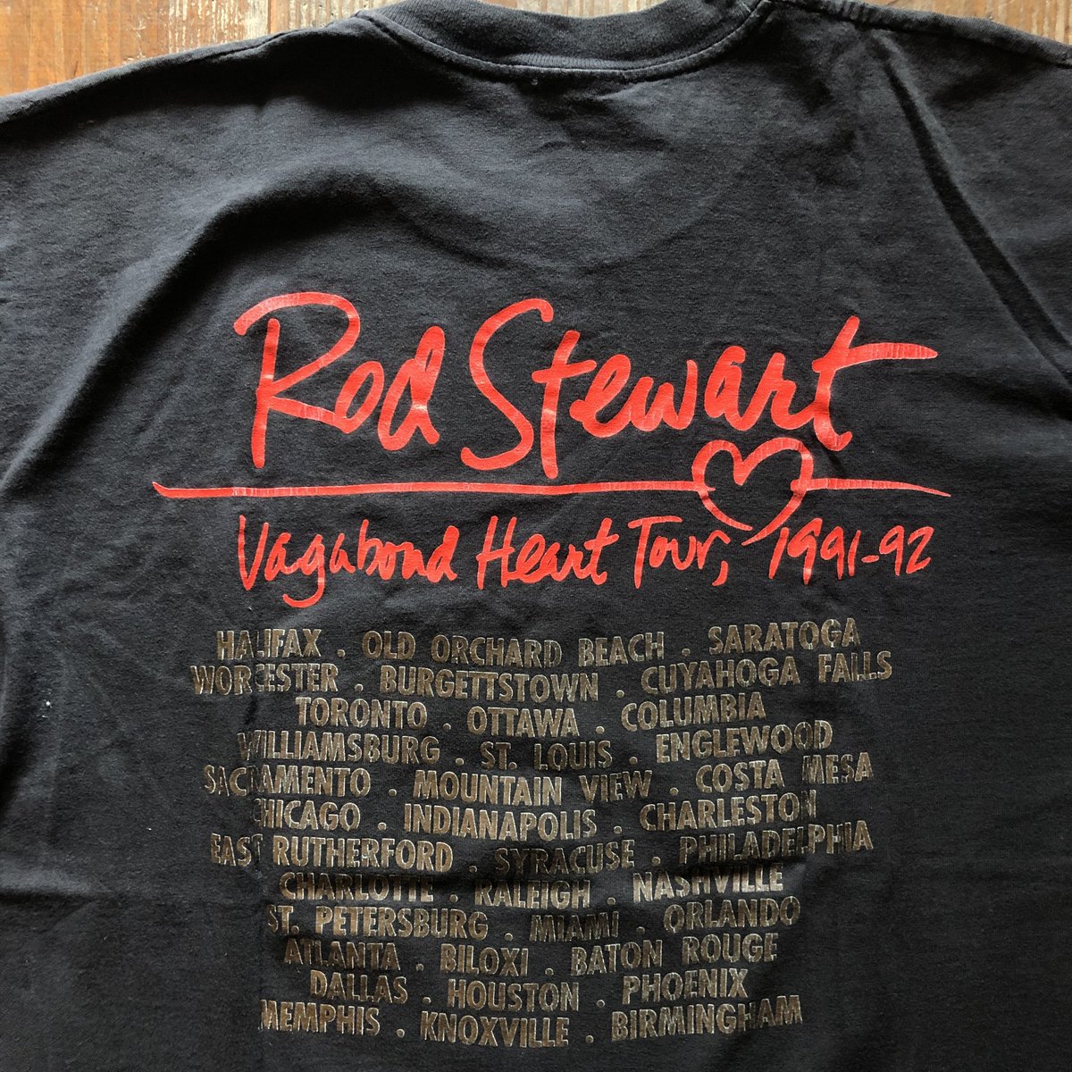 ROD STEWART 1991-92 TOUR Tシャツ | CUSTOM FEVER ROD STEWART 1991-92 TOUR Tシャツ | CUSTOM FEVER